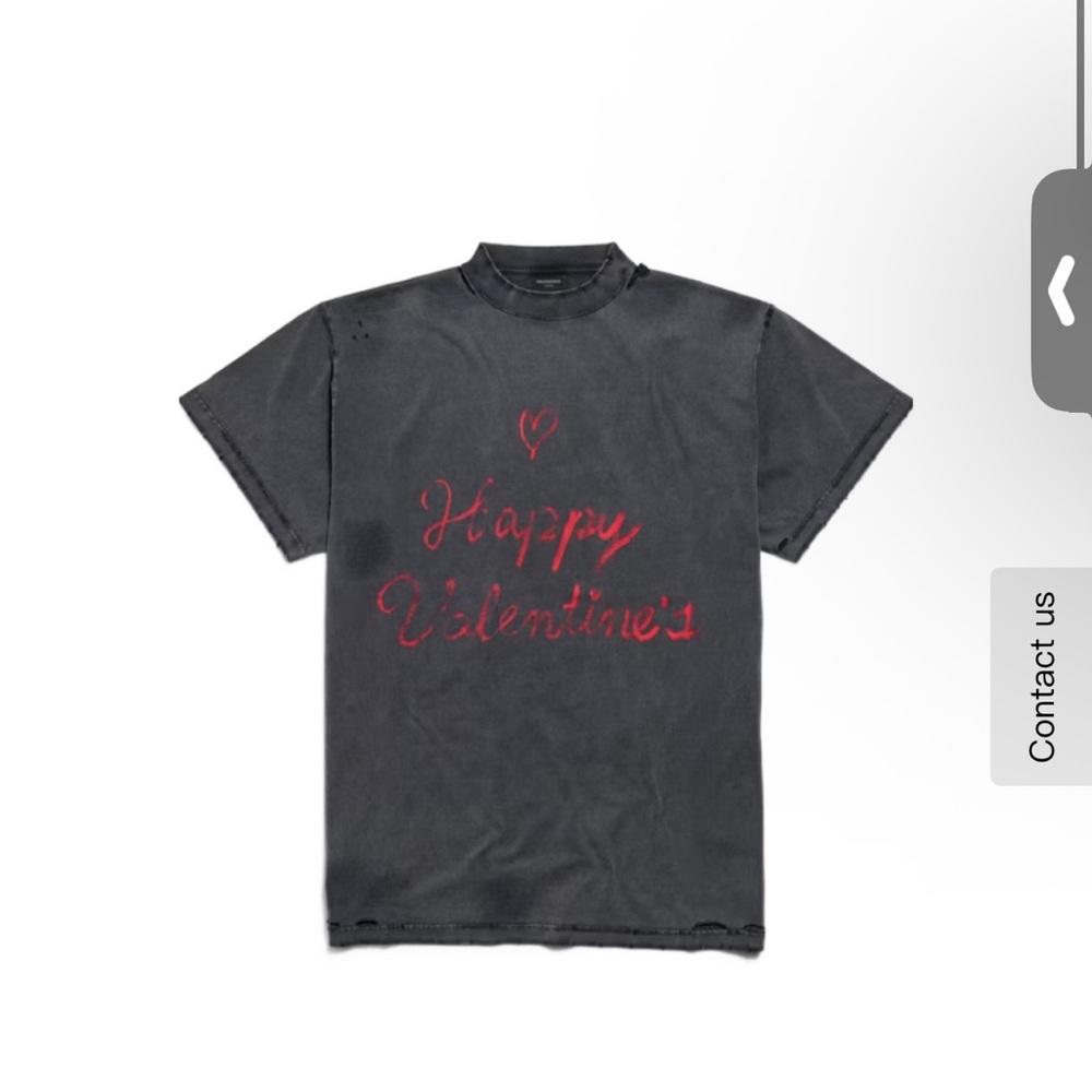 ISO Balenciaga men’s Valentine’s Day shirt